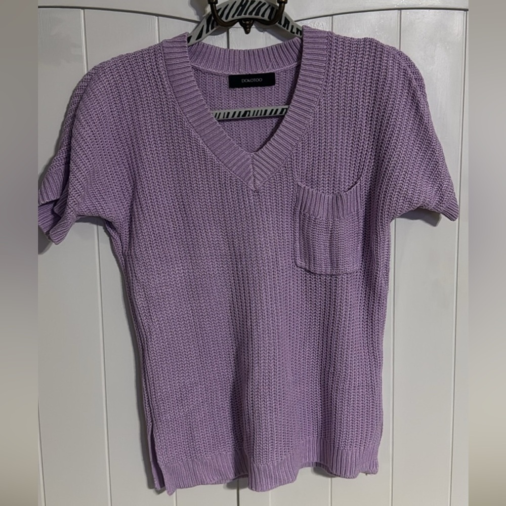 Toobydoo Lavender Knit Top